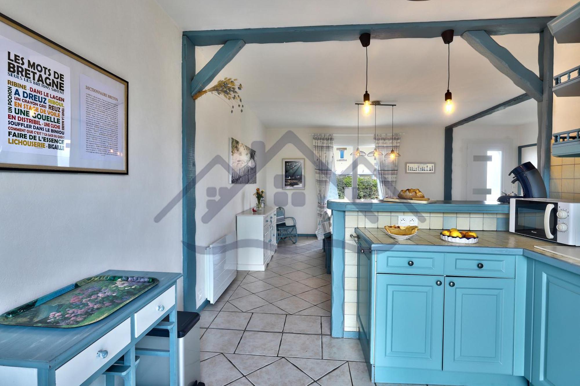 Localise - M3B - Souvenir Du Guil - Maison De Plain-Pied Avec Jardin Clos Au Guilvinec - Tout A Pied, Plages, Port, Centre, Commerces, Marche - Wif Inclus - Linge De Lit Inclus - Animaux Bienvenus Dış mekan fotoğraf