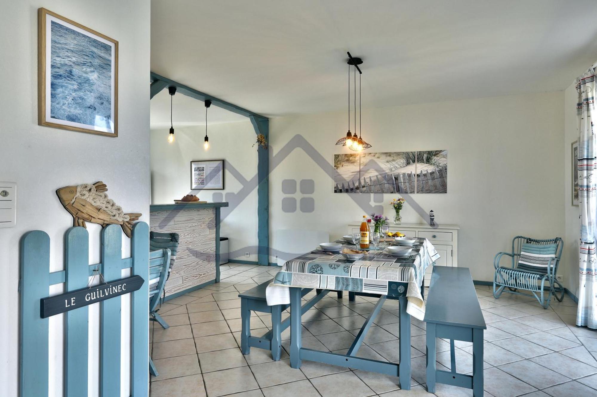 Localise - M3B - Souvenir Du Guil - Maison De Plain-Pied Avec Jardin Clos Au Guilvinec - Tout A Pied, Plages, Port, Centre, Commerces, Marche - Wif Inclus - Linge De Lit Inclus - Animaux Bienvenus Dış mekan fotoğraf