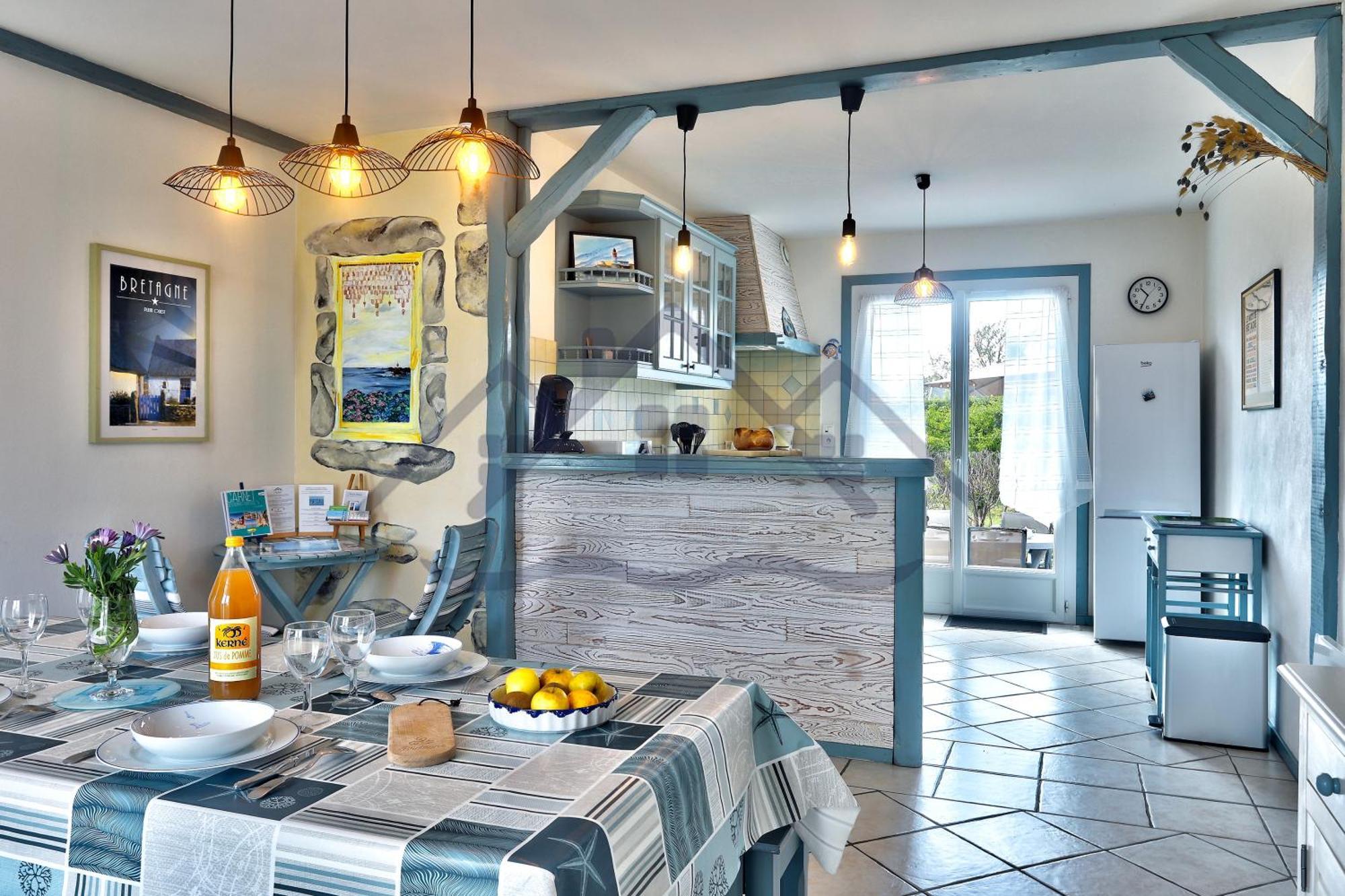 Localise - M3B - Souvenir Du Guil - Maison De Plain-Pied Avec Jardin Clos Au Guilvinec - Tout A Pied, Plages, Port, Centre, Commerces, Marche - Wif Inclus - Linge De Lit Inclus - Animaux Bienvenus Dış mekan fotoğraf